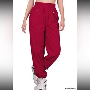 Zenana Outfitters Women's Red Joggers